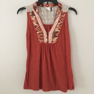 Anthropologie Akemi + Kin boho tank size s